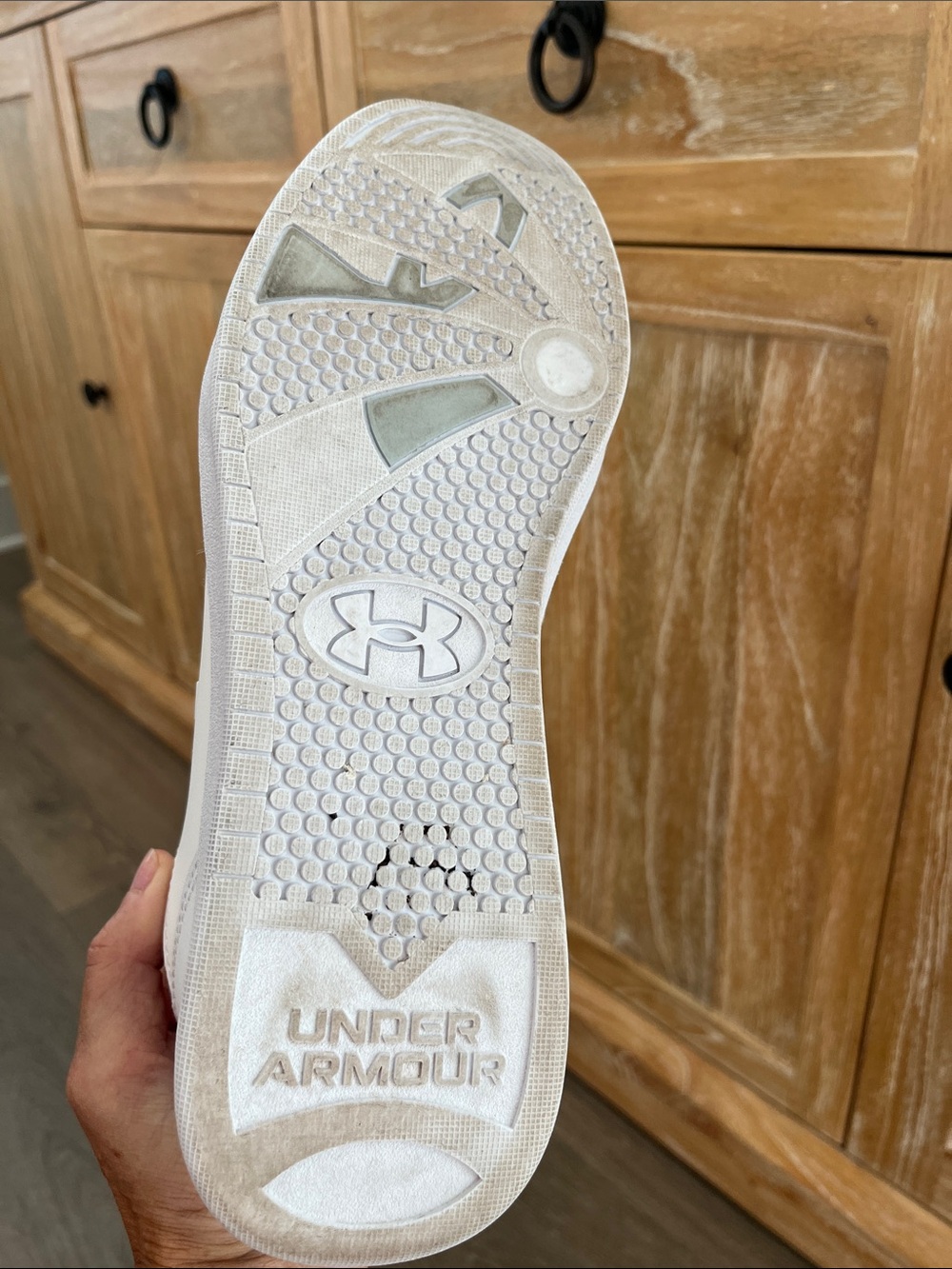 Underarmour Classic Men's ST Court White Leather Sneakers - Clean Casual Style - Picture 5 of 9